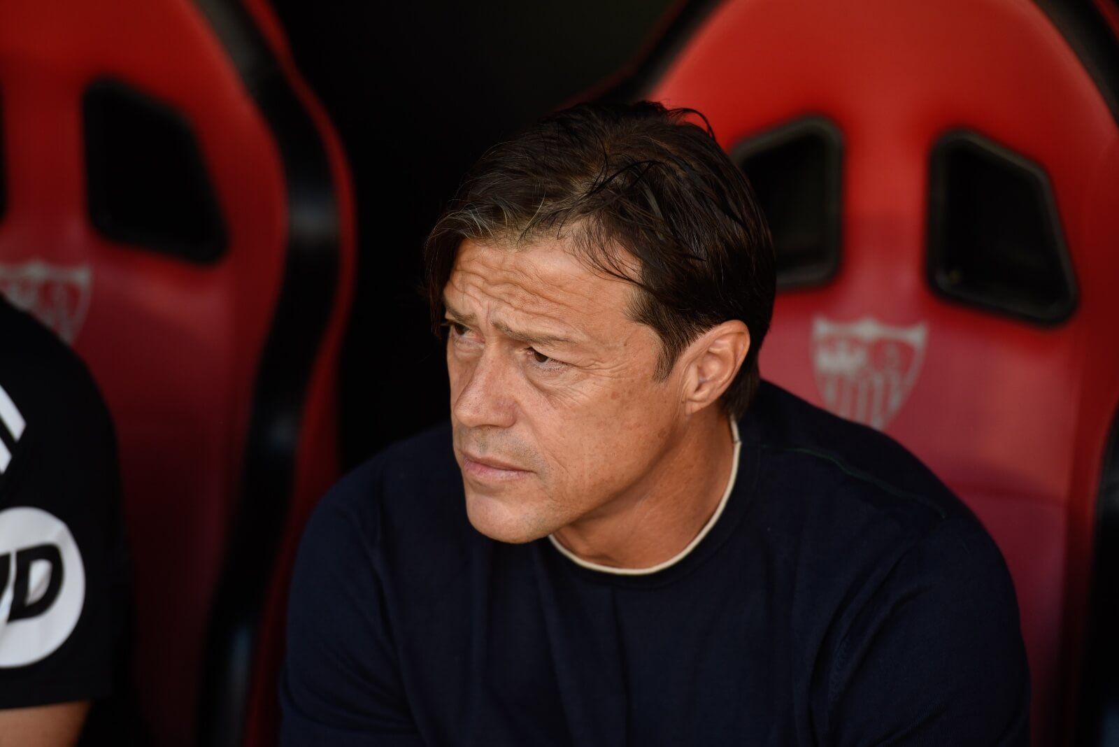  Matías Almeyda, en el Sevilla-Barcelona.