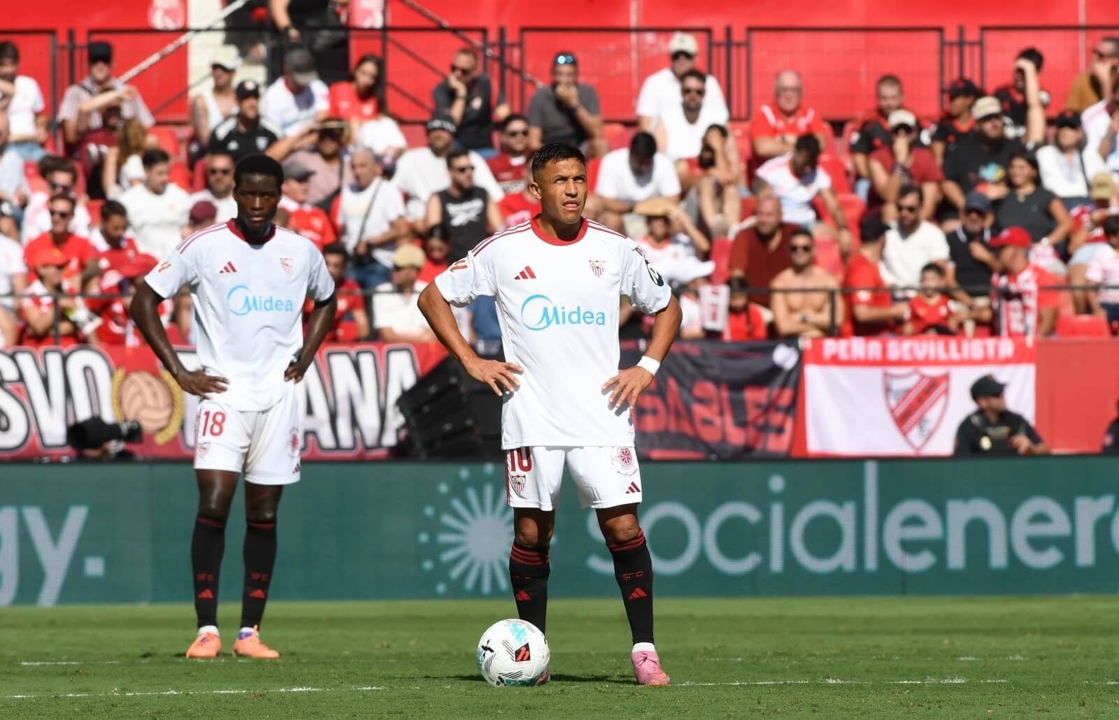  Alexis Sánchez, en el Sevilla-Mallorca.