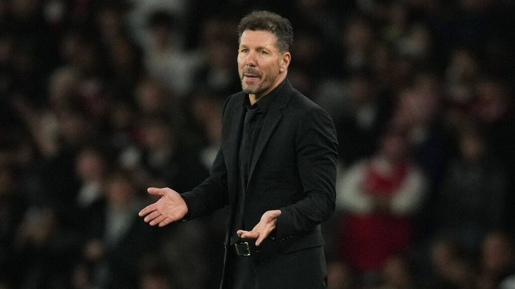  El Cholo Simeone, en el Emirates (Cordon Press)
