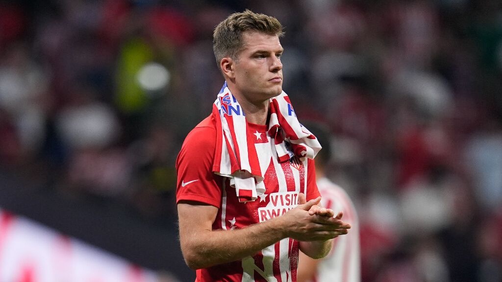 Alexander Sorloth tras un partido con el Atlético de Madrid (Fuente: Europa Press)