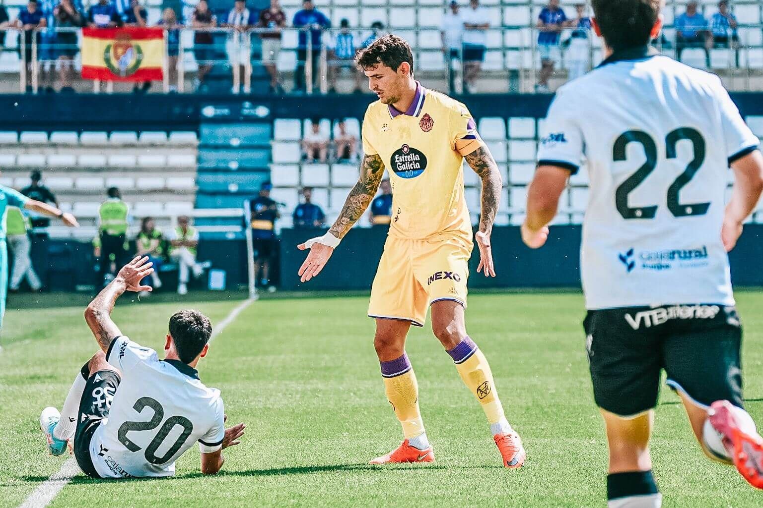  Stanko Juric durante el amistoso ante el Burgos CF.