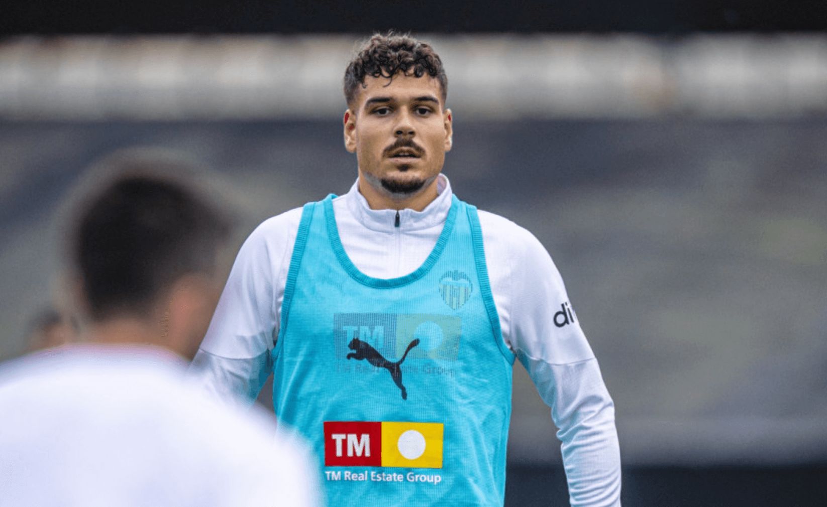  Filip Ugrinic, jugador del Valencia CF, no se entrenó