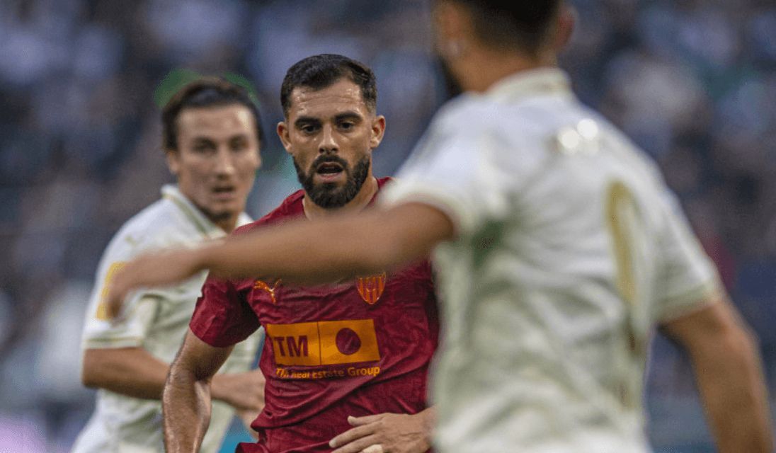  Luis Rioja en el Valencia-Borussia