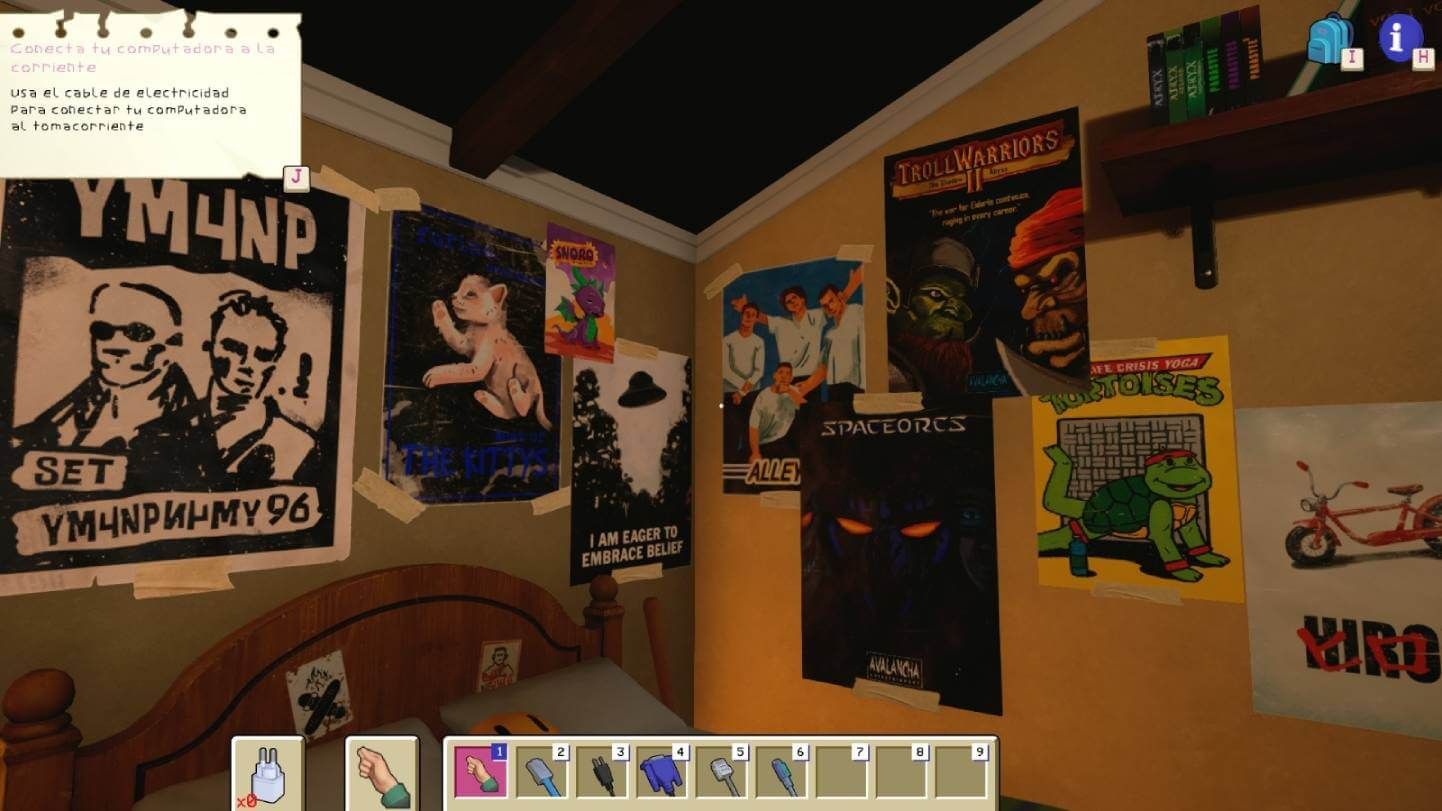 Infinitas referencias a la época en LAN Party Adventures