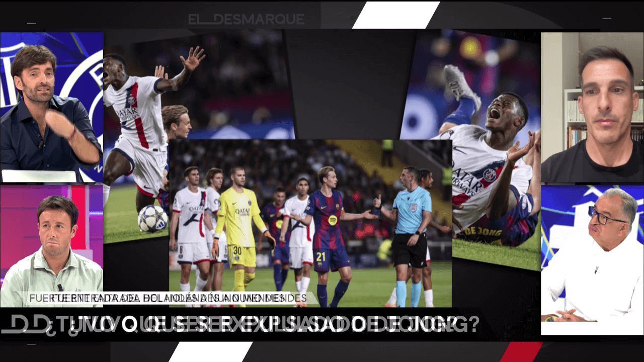  Estrada Fernández y la roja perdonada a De Jong (ElDesmarque)