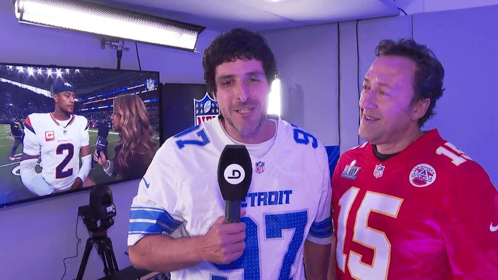  Ponseti y Sagasti en los estudios de Mediaset España.