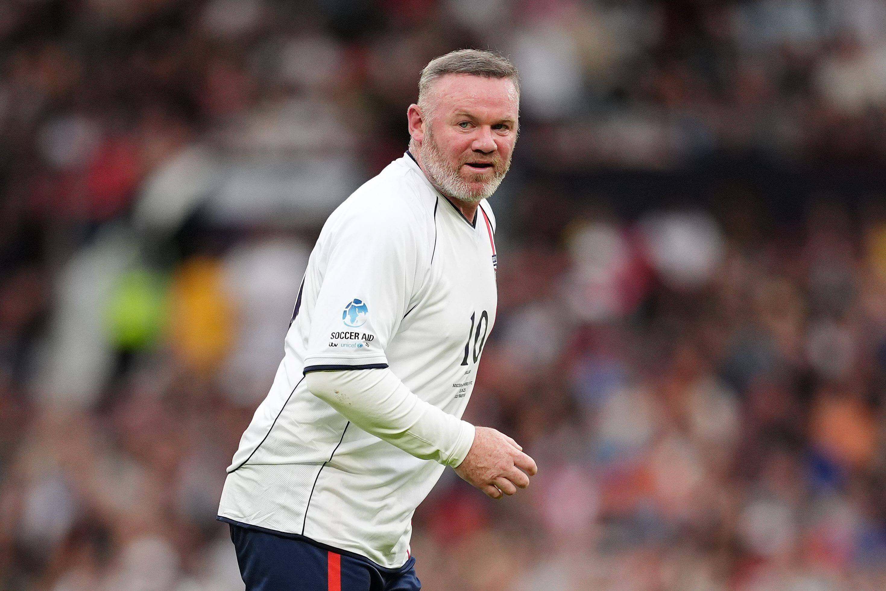  Wayne Rooney, durante un partido benéfico.