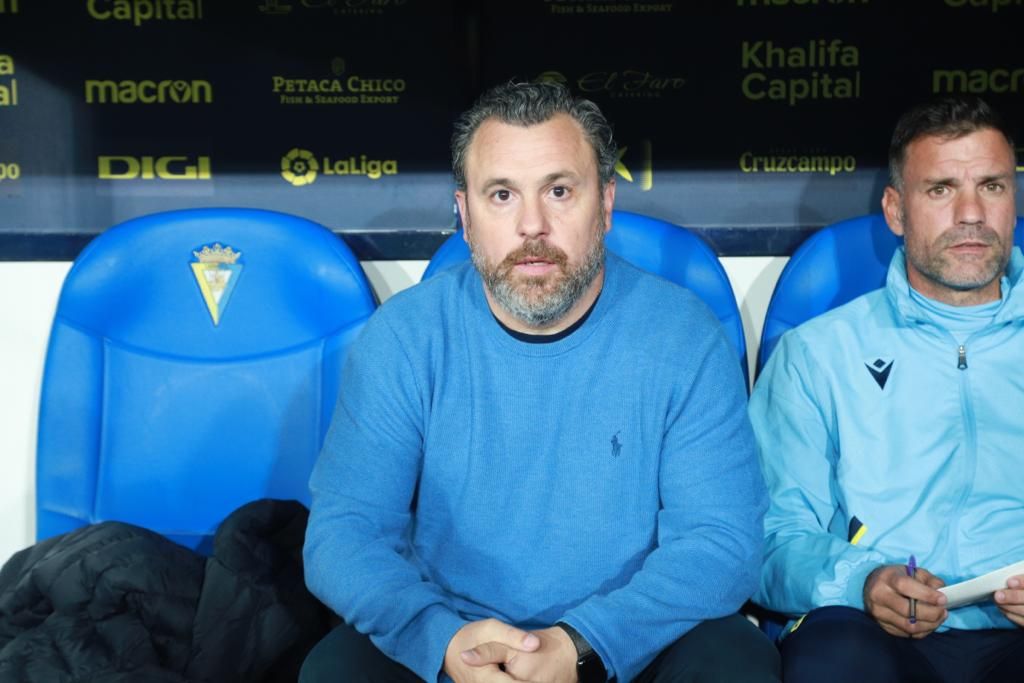  Sergio González en la previa del Cádiz-Elche.
