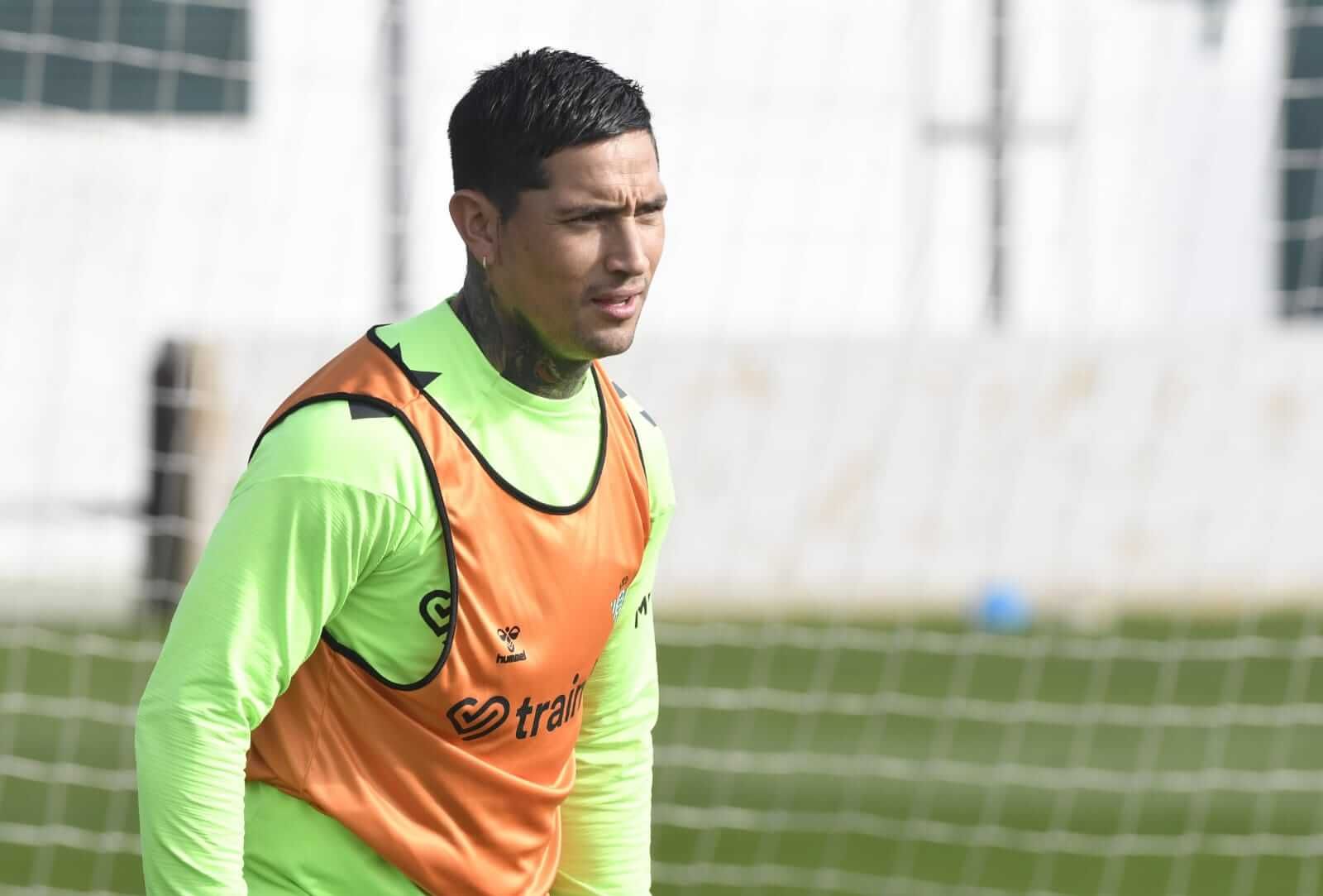  Chimy Ávila, en el entrenamiento de este jueves.