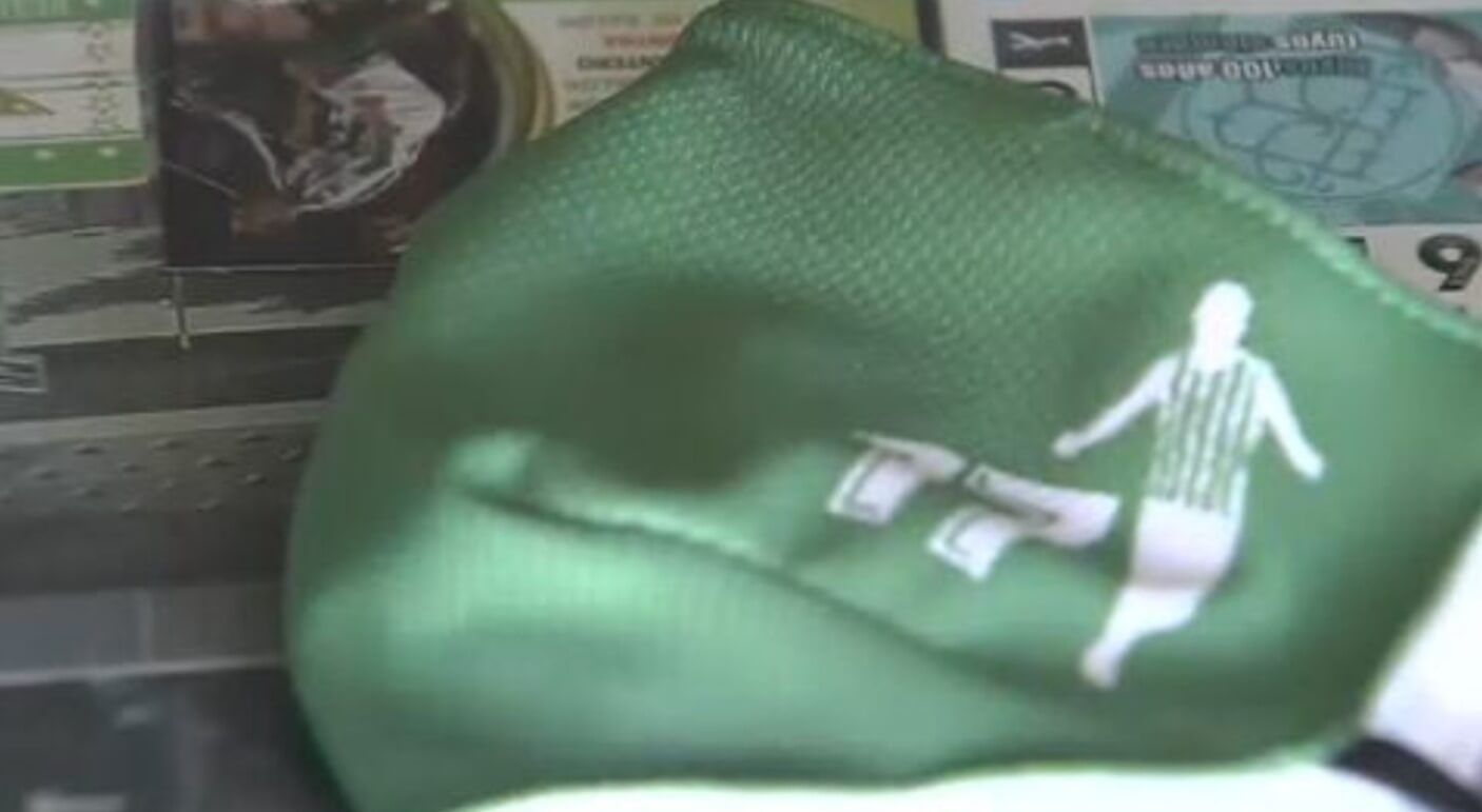 La mascarilla de Joaquín, en el museo de Javier Hernández.