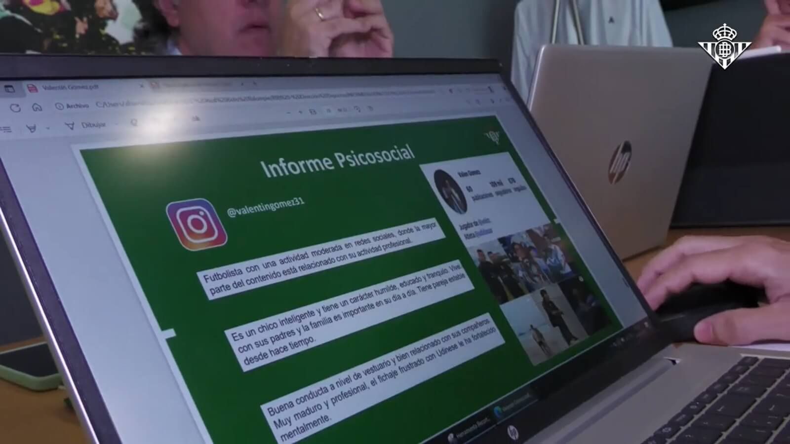  Informe psicosocial de Valentín Gómez.