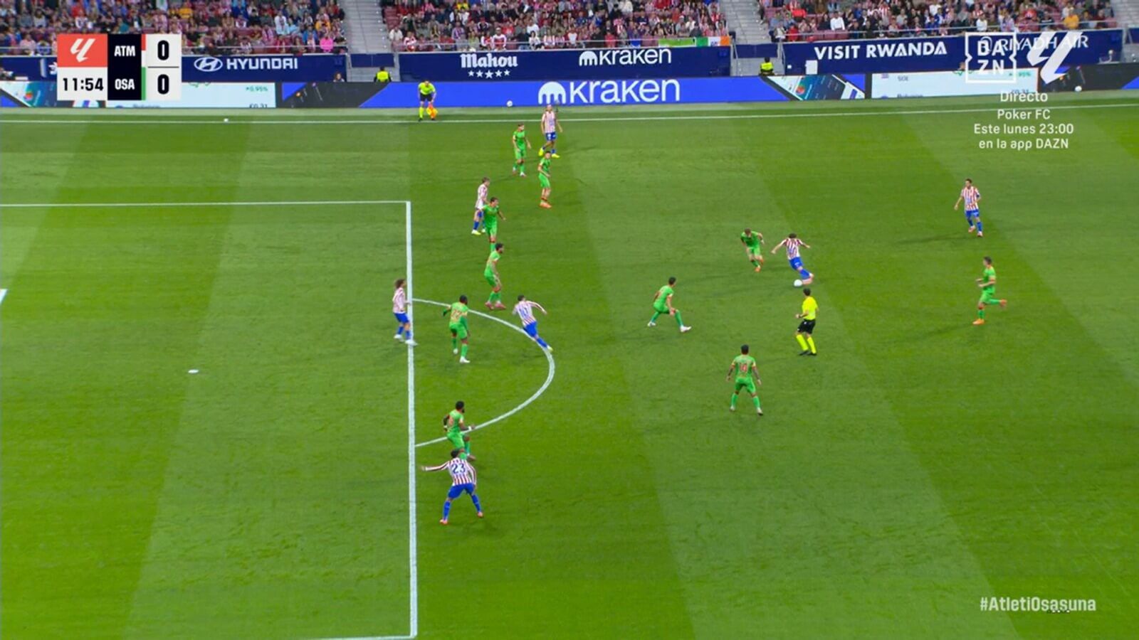  El gol anulado a Álex Baena por fuera de juego posicional de Griezmann.