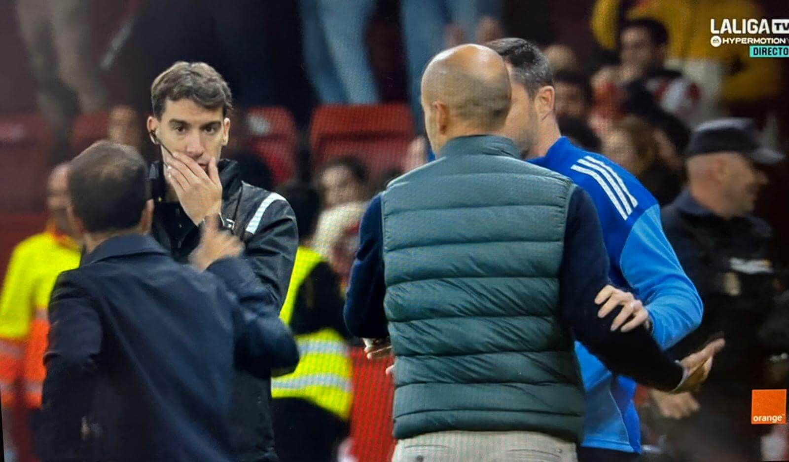  Borja Jiménez y Rubén Sellés tras el Sporting-Zaragoza.