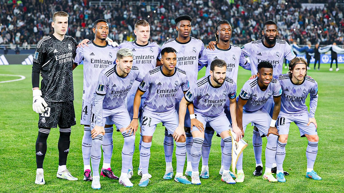  Once del Real Madrid ante Al Ahly.