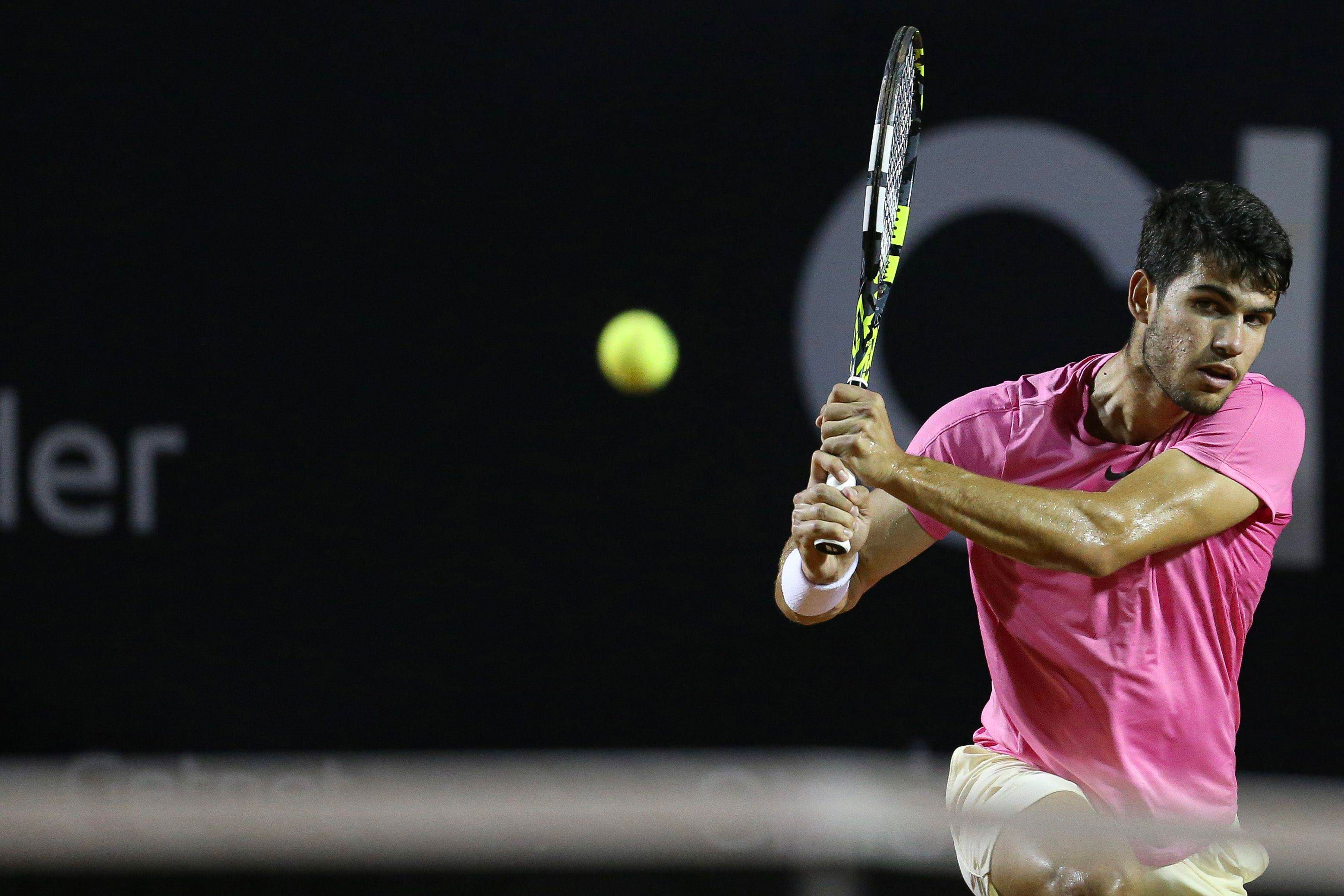  Carlos Alcaraz en el Open de Rio de Janeiro 2023.