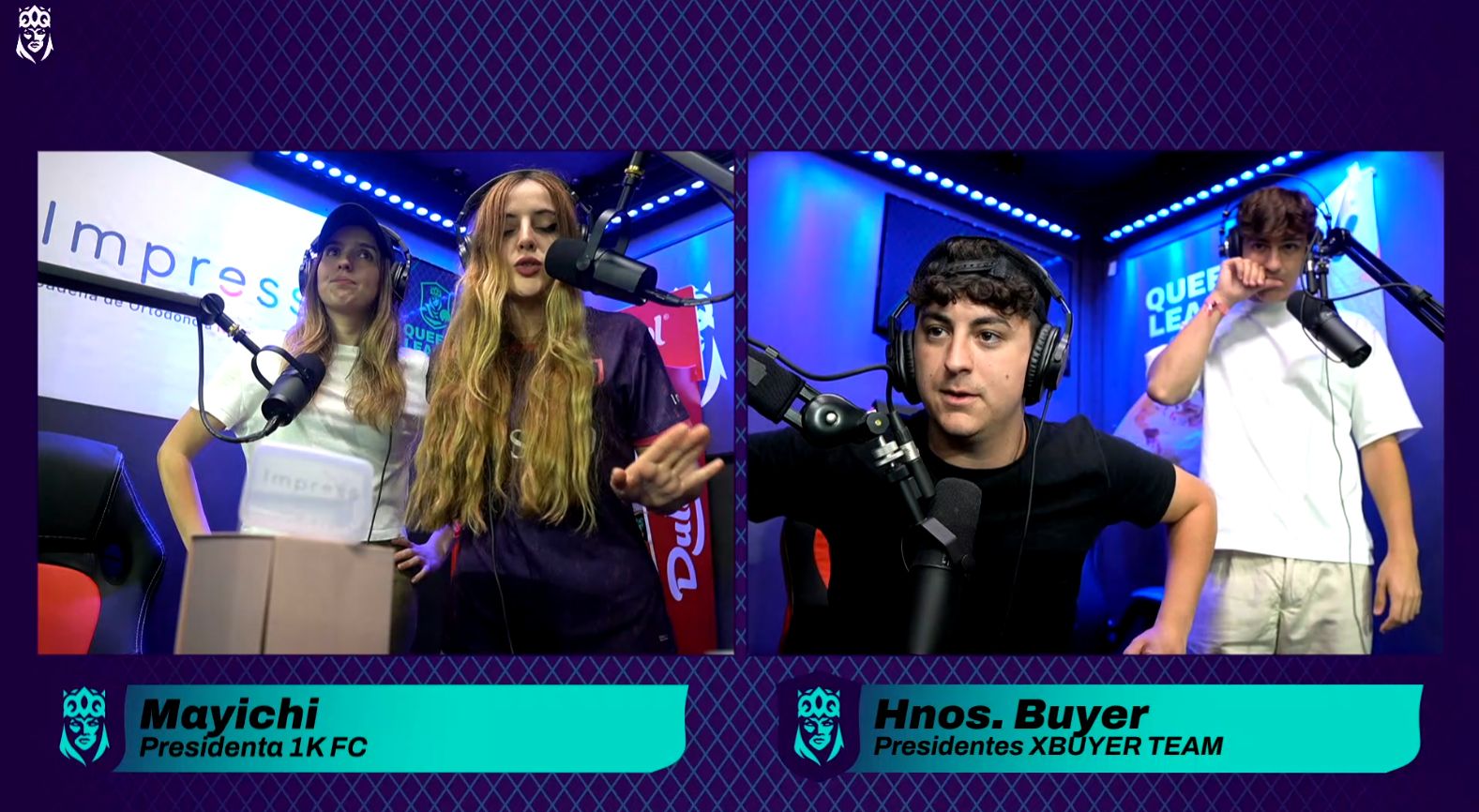  Los Buyer y Mayichi en contra de una norma de la Kings League y Queens League