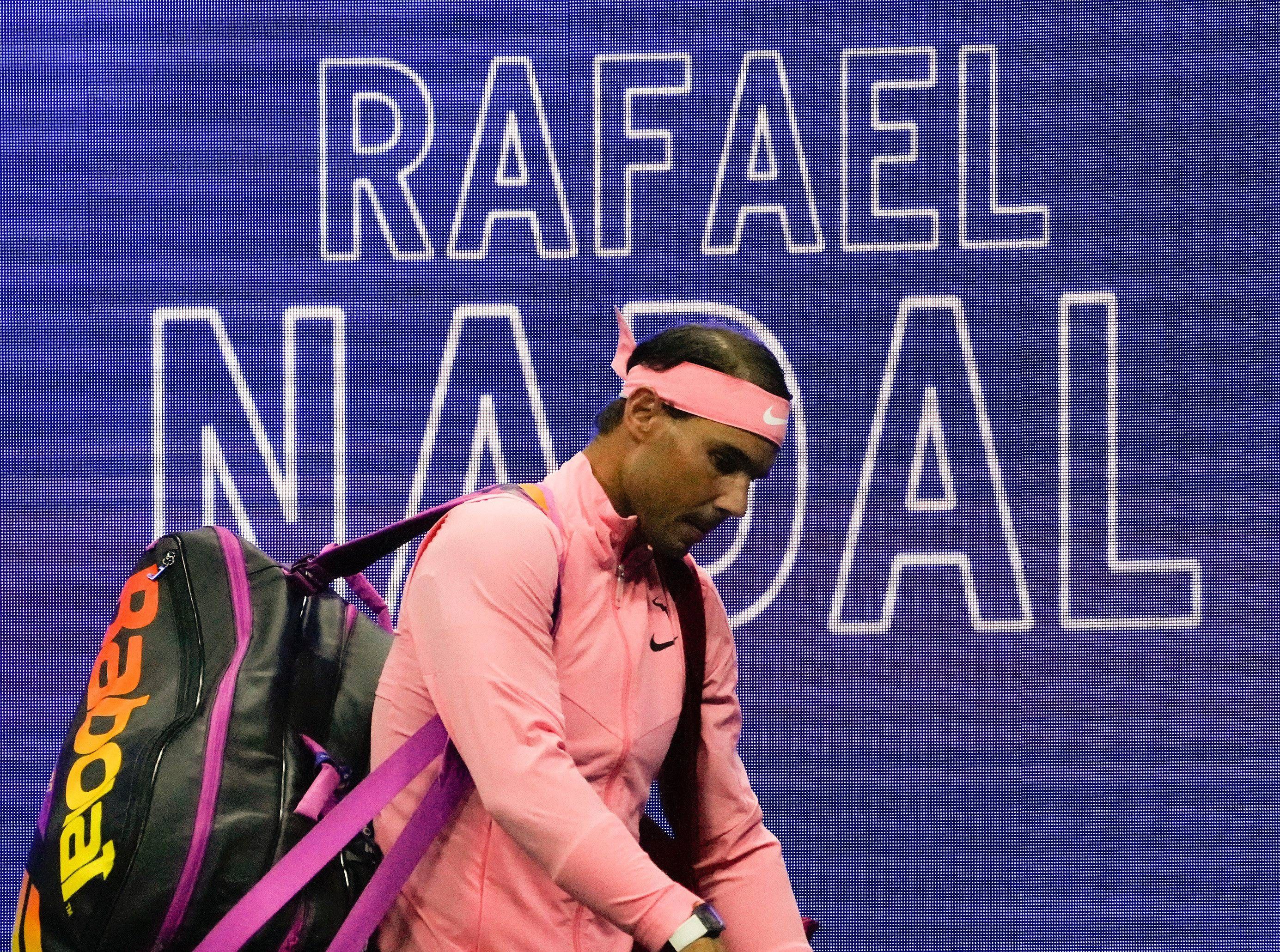  Rafa Nadal, durante el US Open 2022.