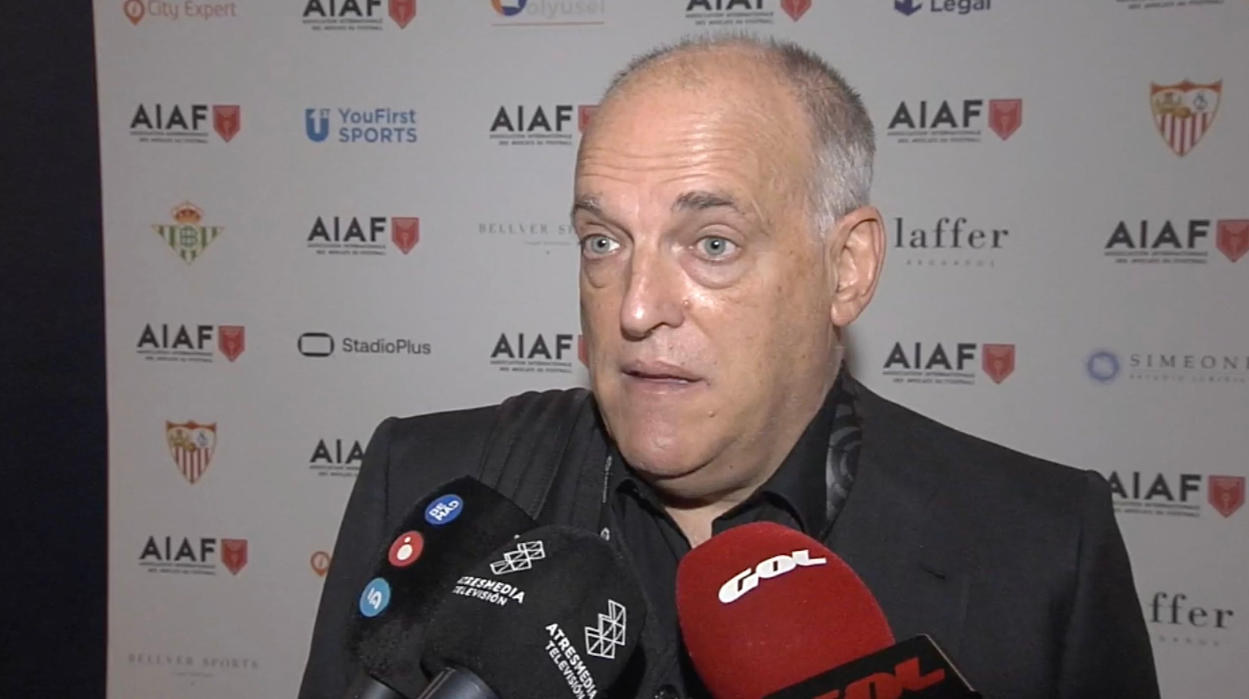  Tebas opina sobre la situación del Barça.