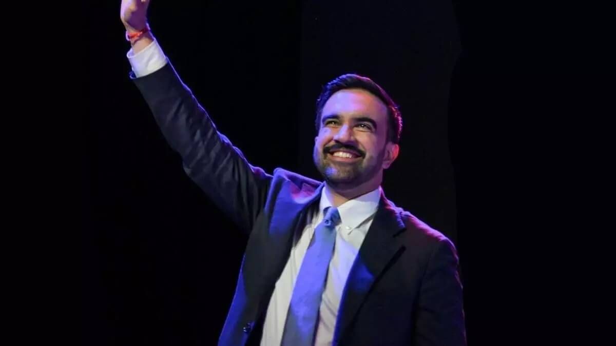  Zohran Mamdani celebra su triunfo en las urnas.