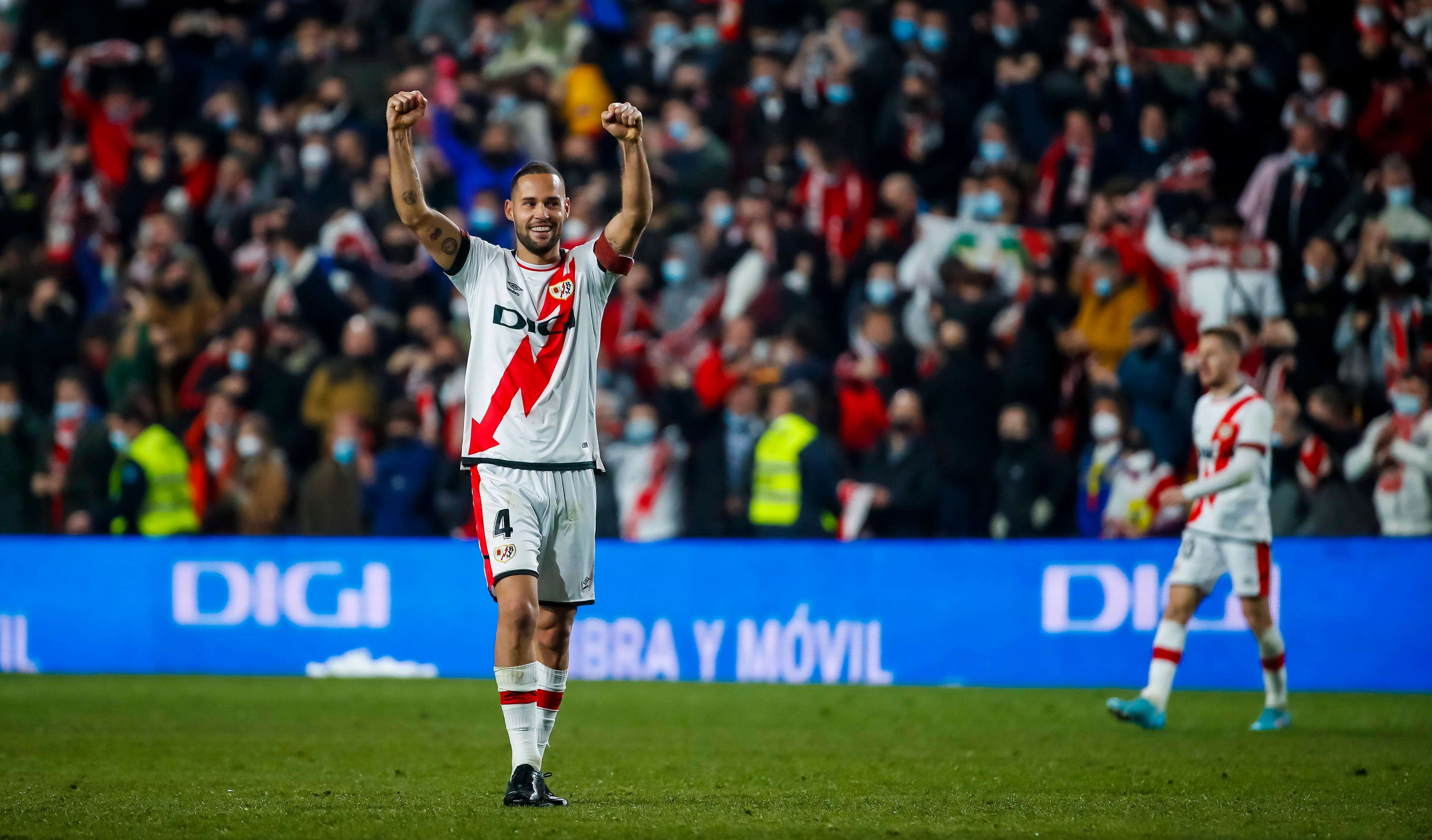 Mario Suárez con el Rayo Vallecano (Cordon Press)