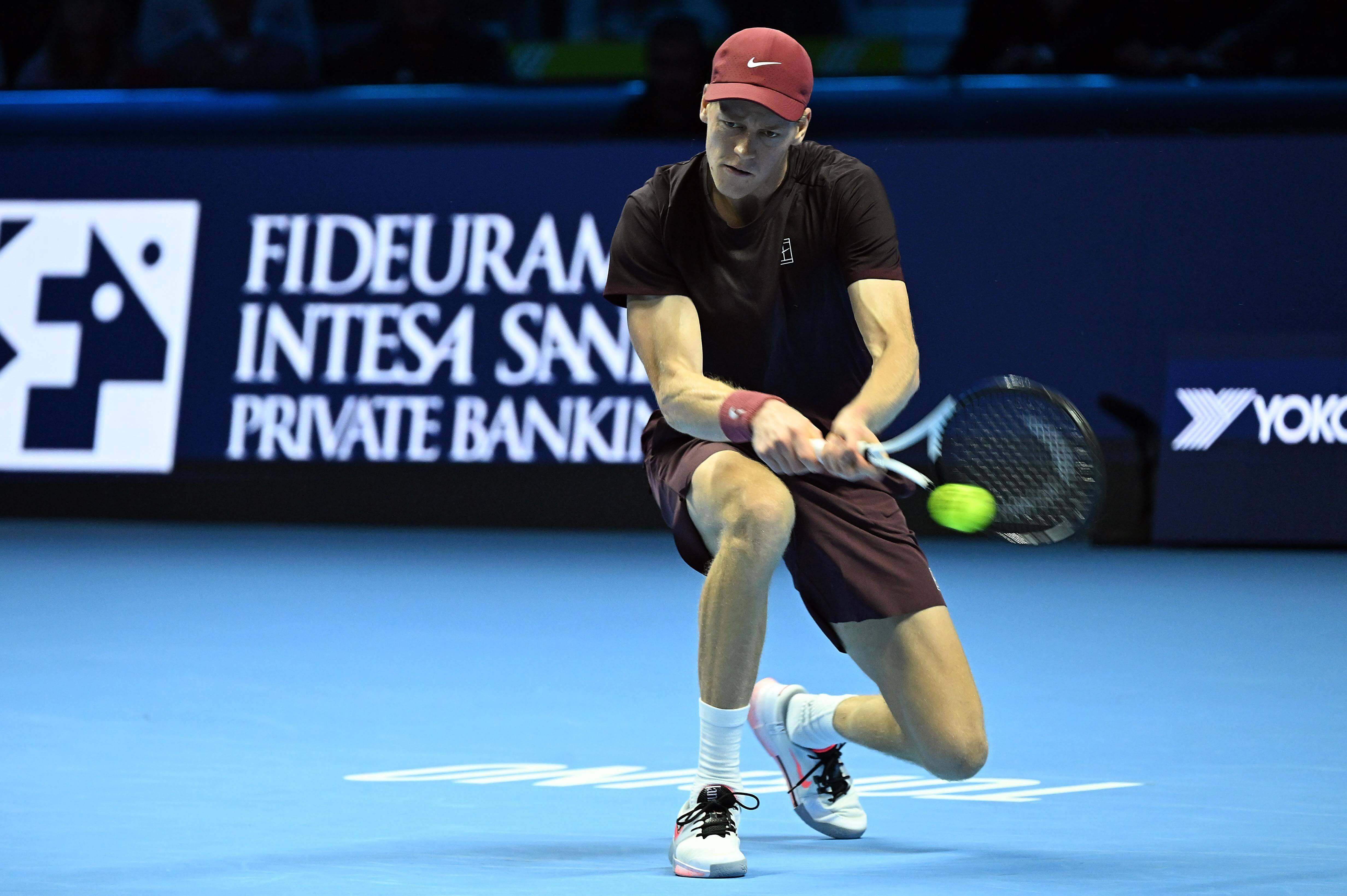  Sinner, durante las ATP Finals