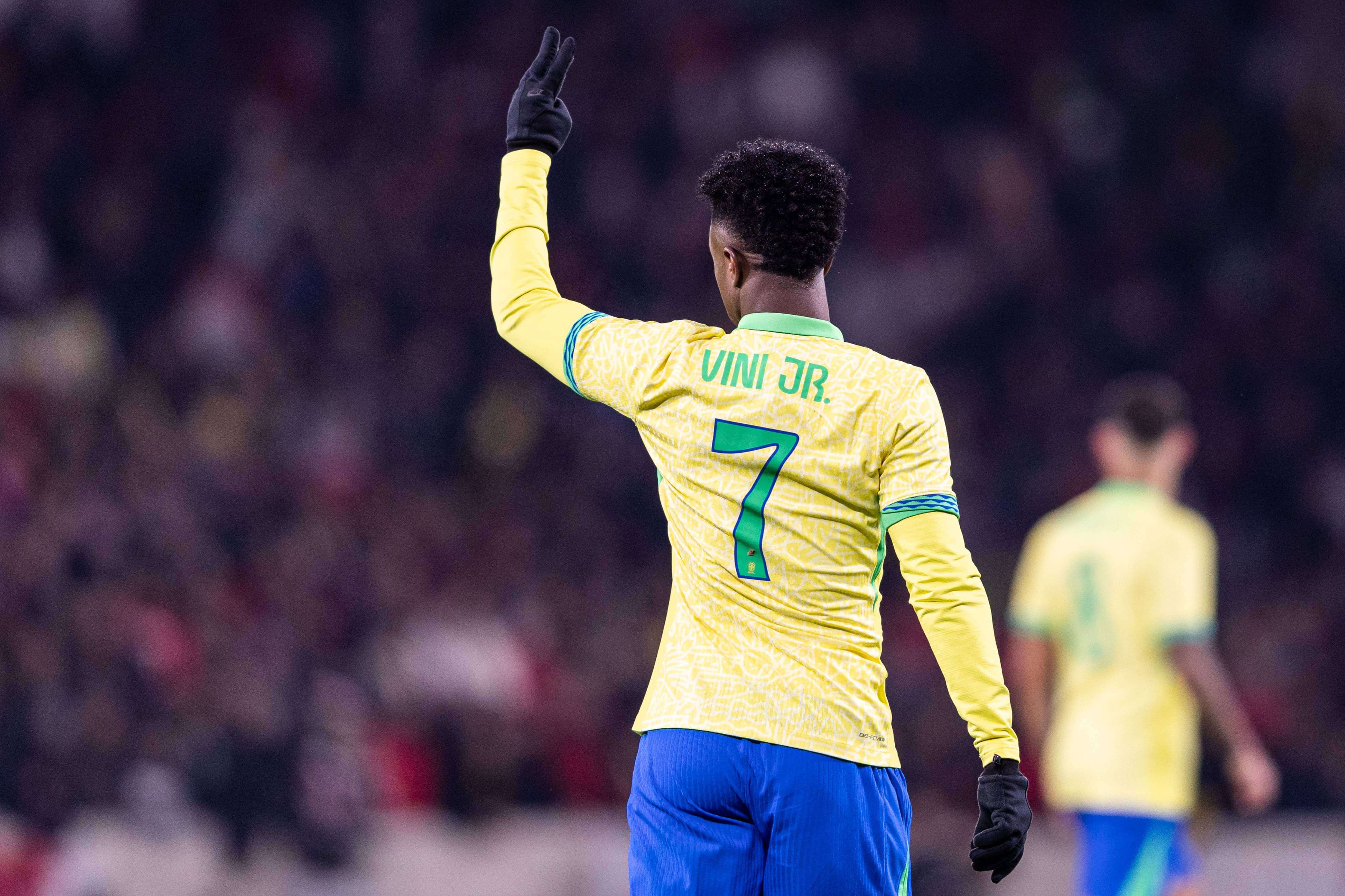 Vinicius Jr en el Brasil - Tunez