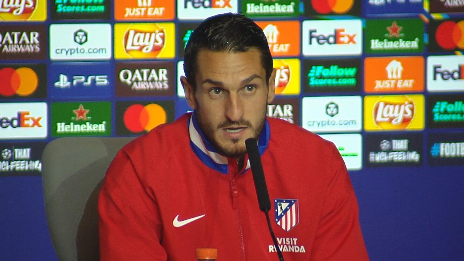  Koke, en rueda de prensa
