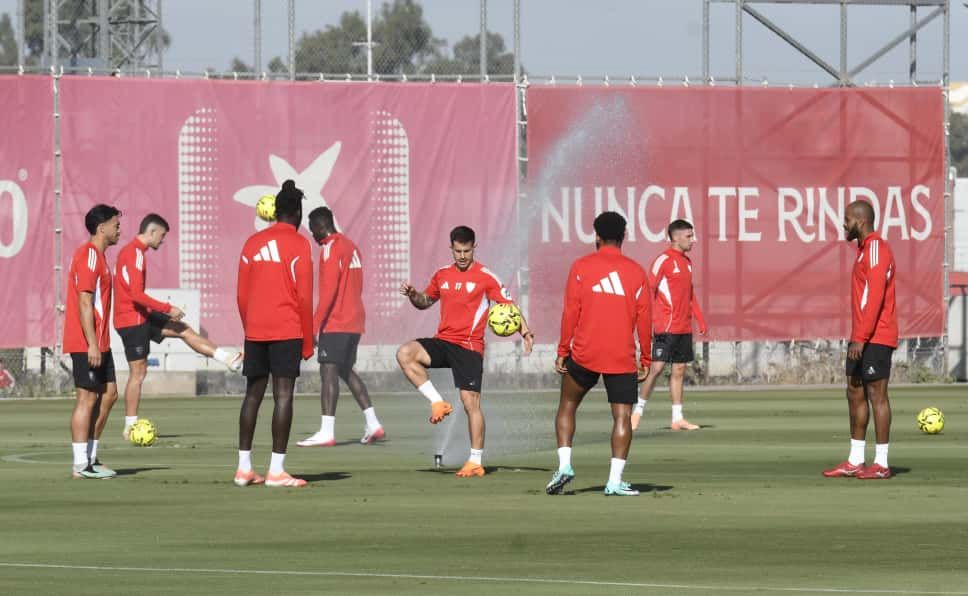  Alfon, en el entrenamiento de este viernes.
