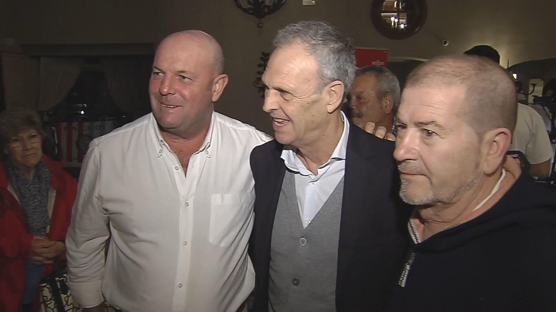 Joaquín Caparrós, en el Congreso de Peñas Sevillistas.