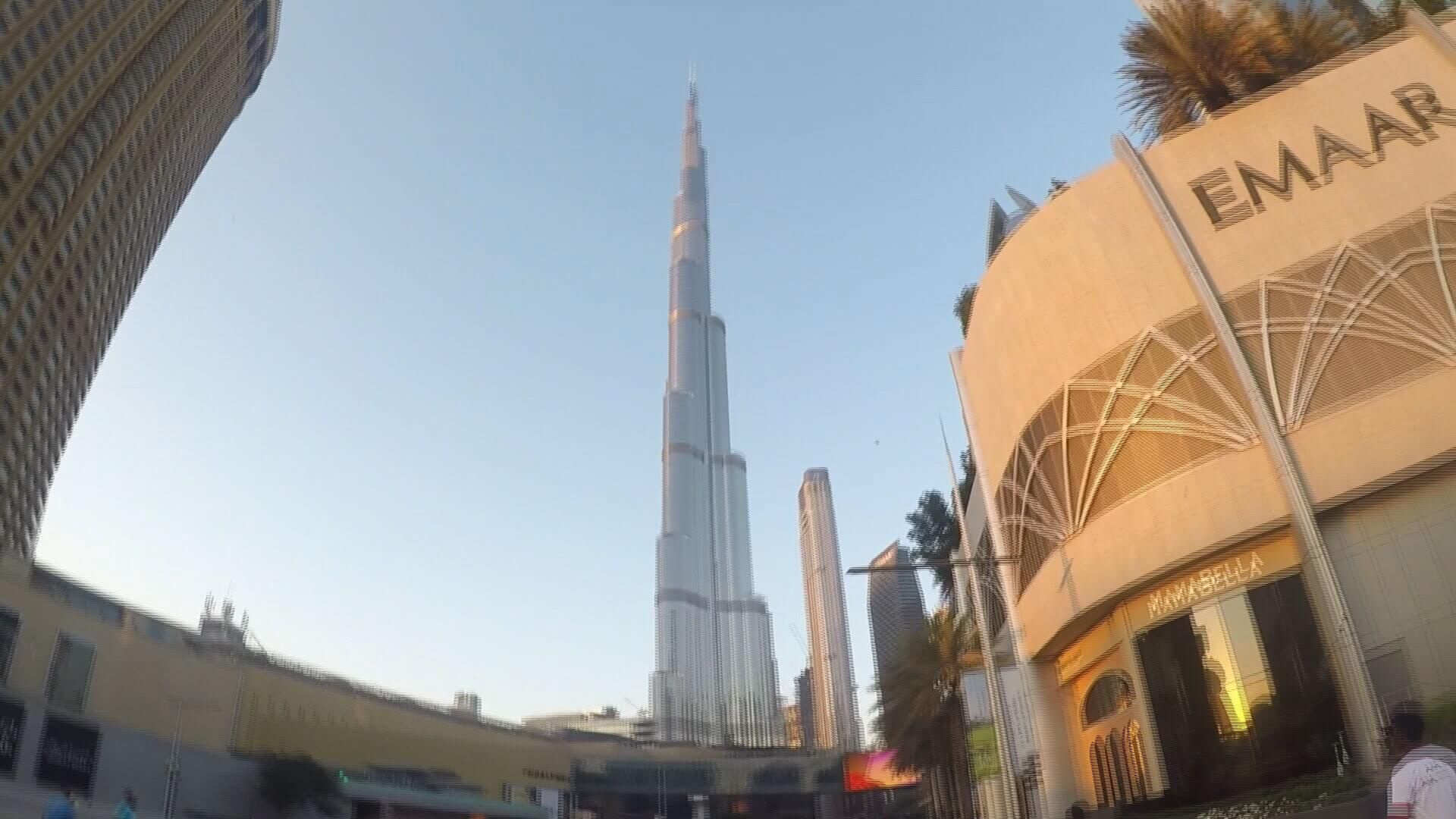 El Burj Khalifa, visto desde la Dubai Run 2025