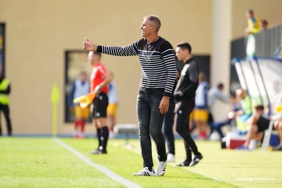 Gaizka Garitano dirige el Andorra-Cádiz.