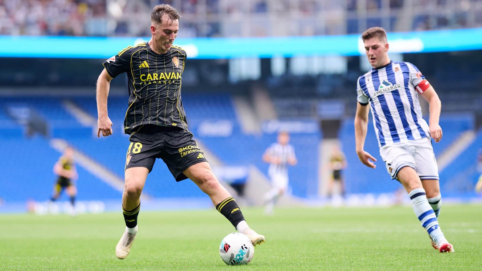  Paulino de la Fuente, con el Real Zaragoza.