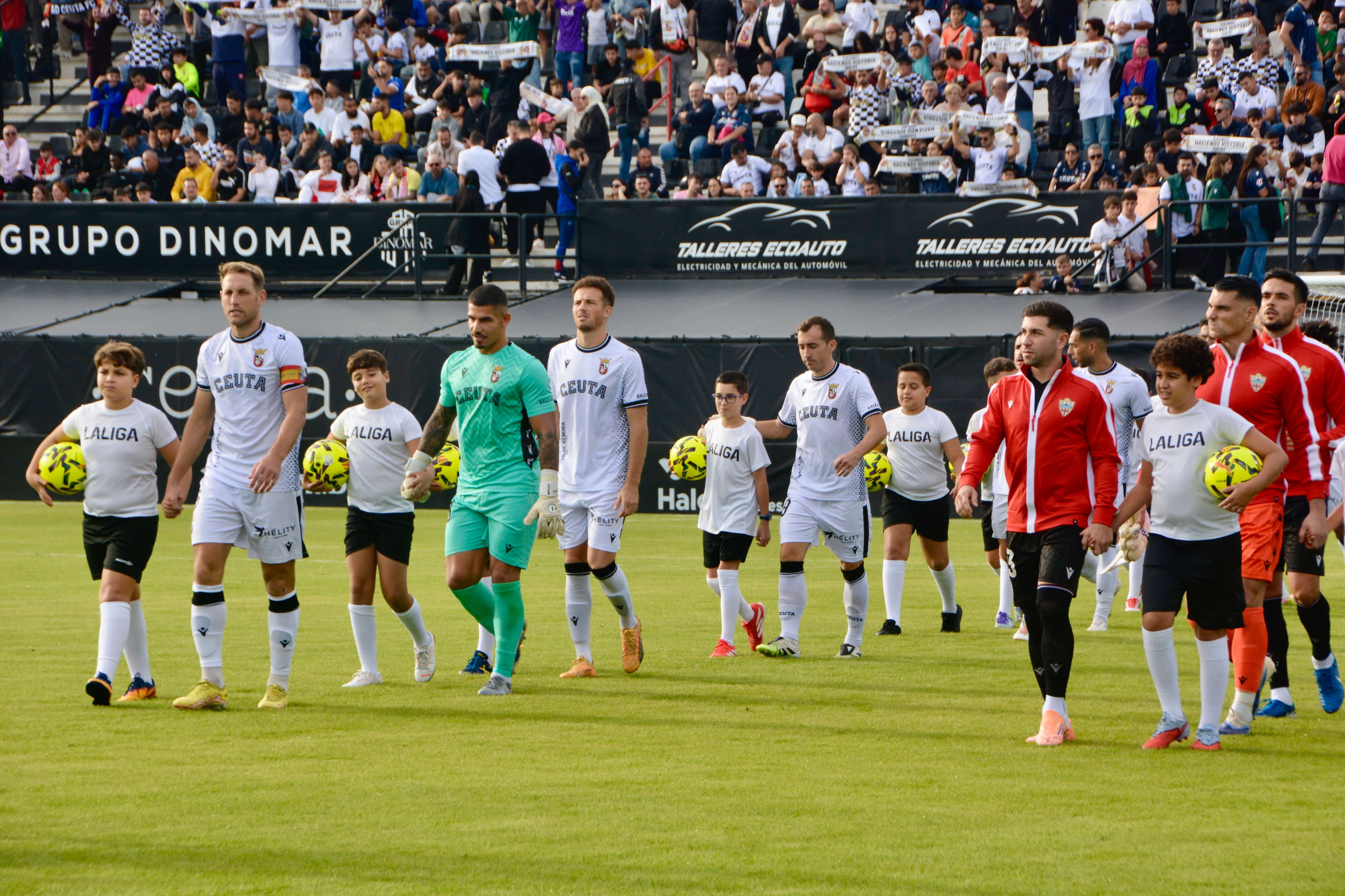 Imagen del Ceuta-Almería.