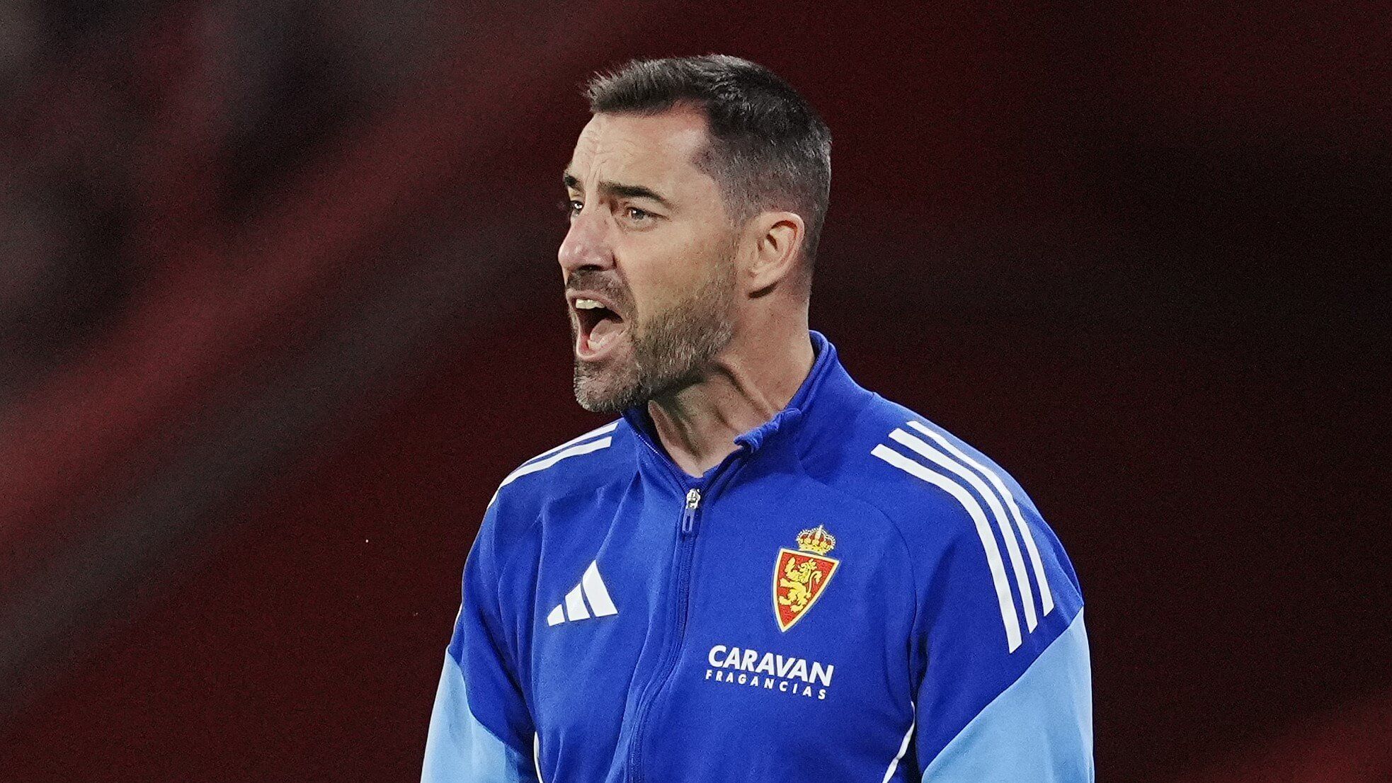  Rubén Sellés, entrenador del Real Zaragoza.
