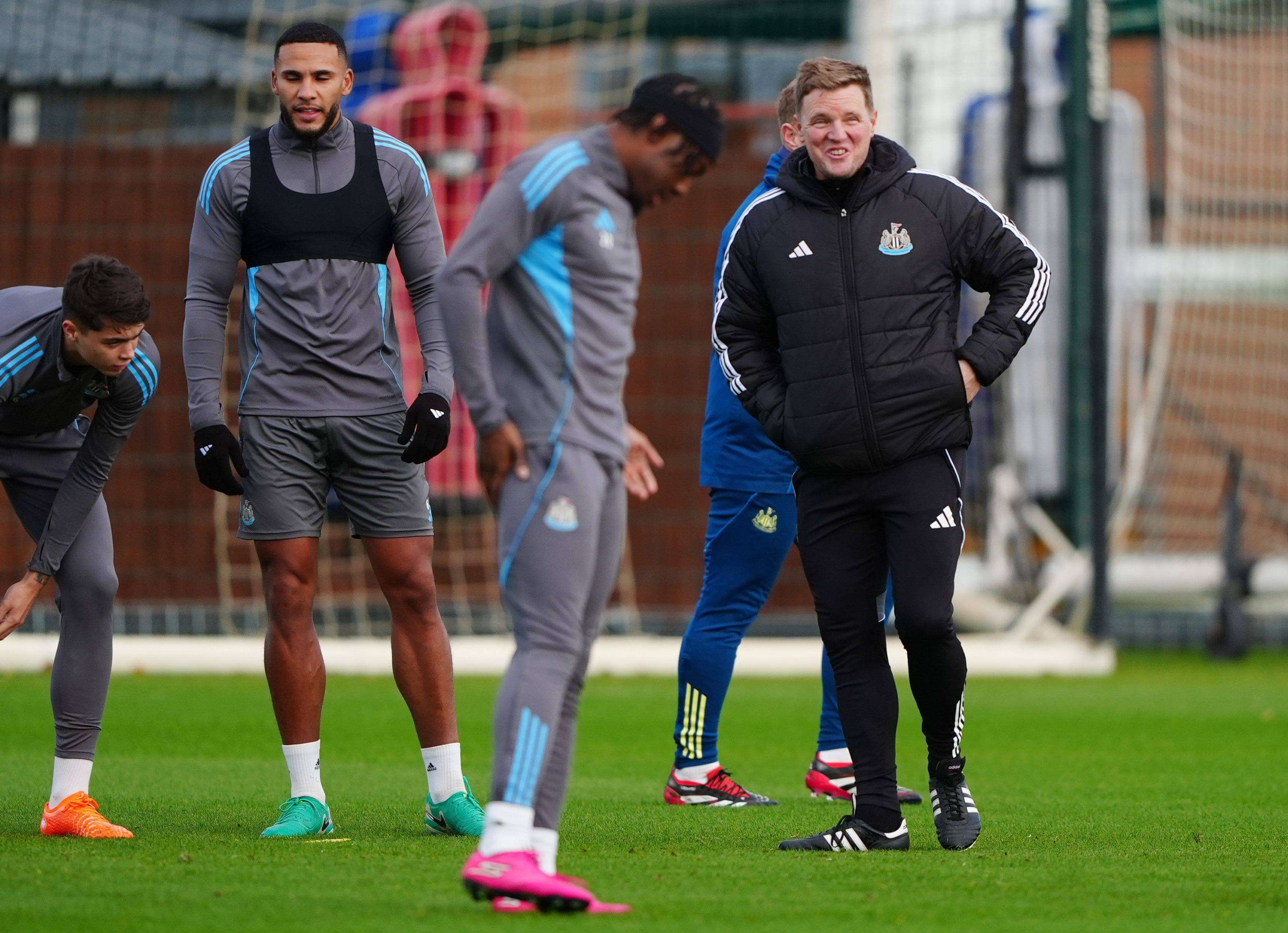  Eddie Howe con el Newcastle.