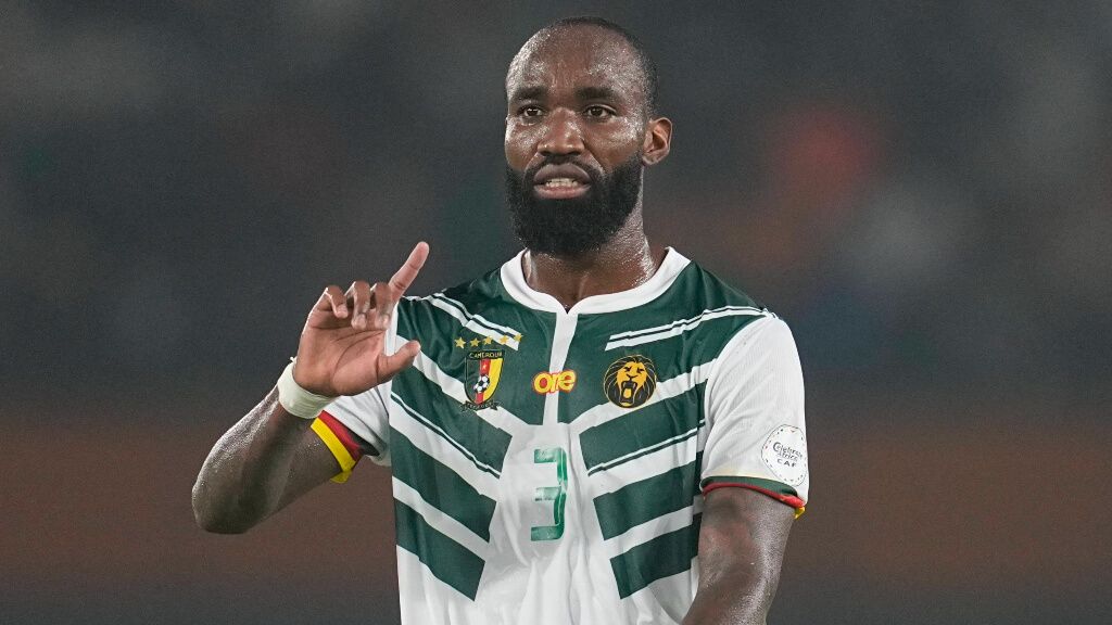 Moumi Ngamaleu en la Copa África en 2024 (Cordon Press)