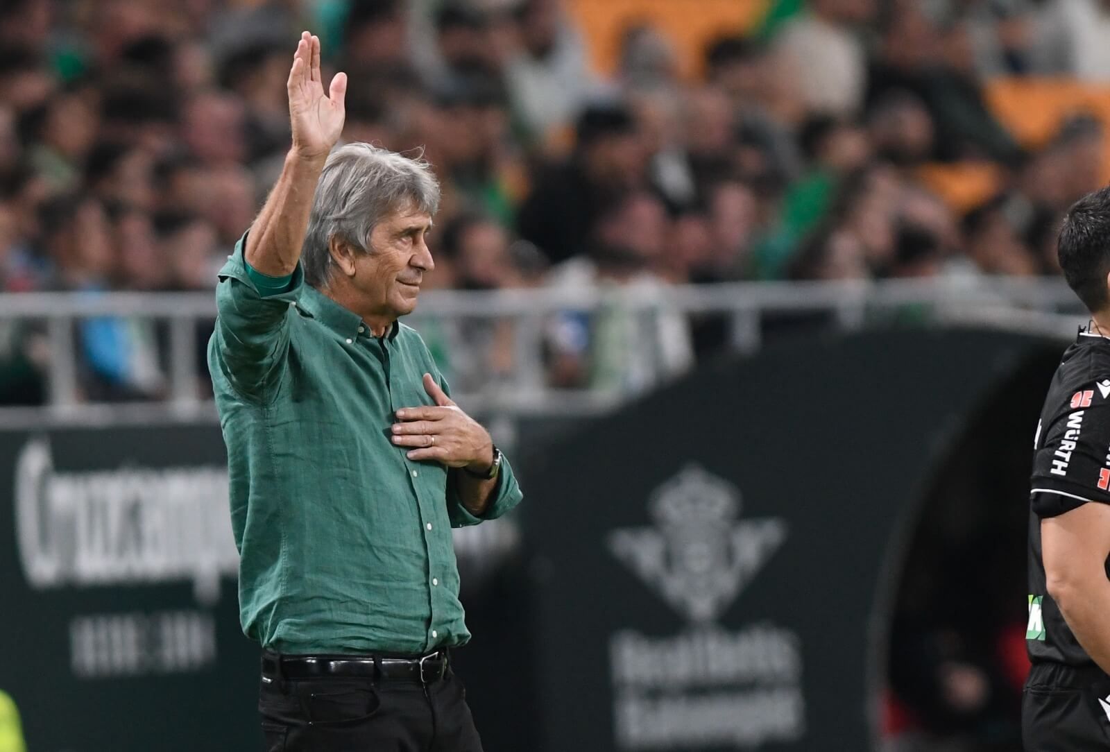  Manuel Pellegrini, en el Betis-Mallorca.