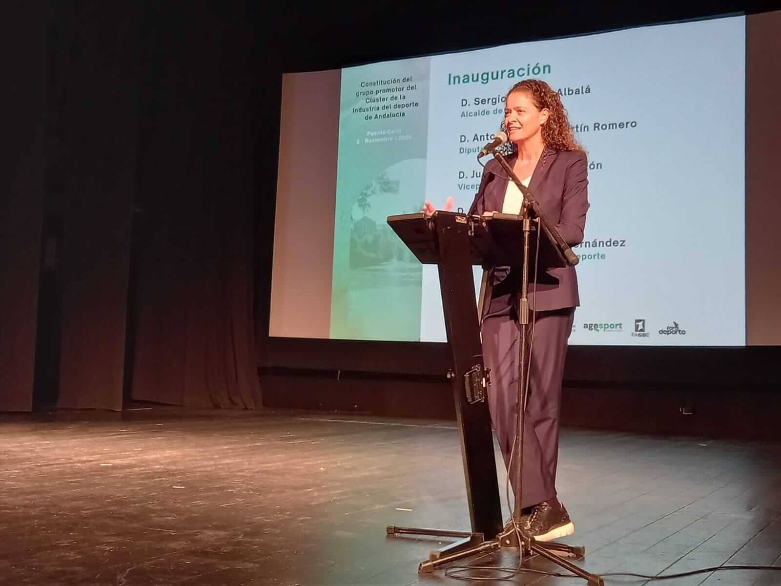 Isabel Sánchez, secretaria general para el Deporte de la Junta de Andalucía.