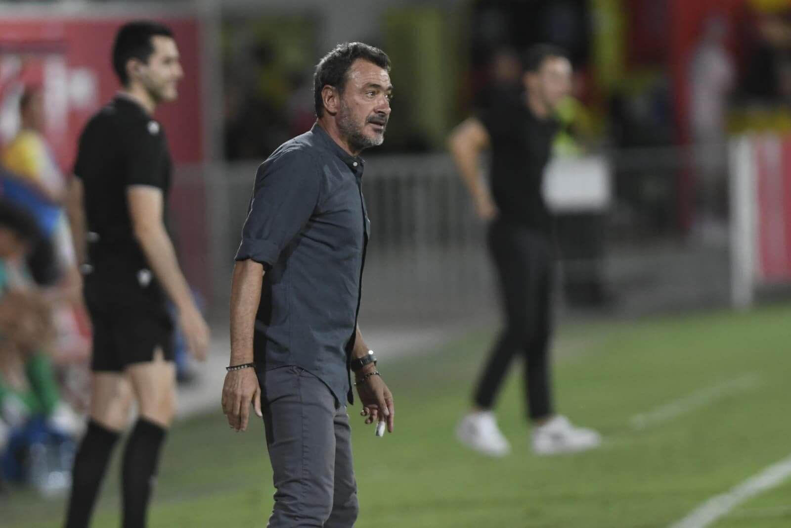  Jesús Galván, en el derbi chico.