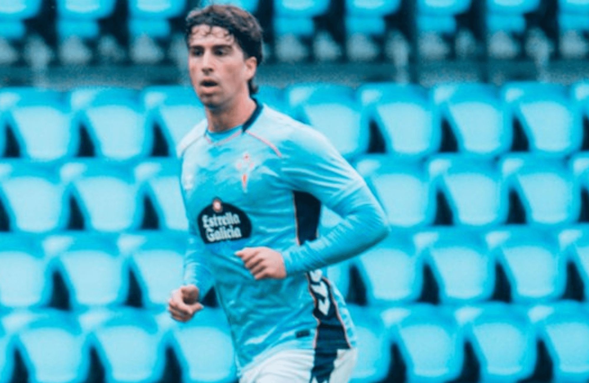 Hugo González en Balaídos.