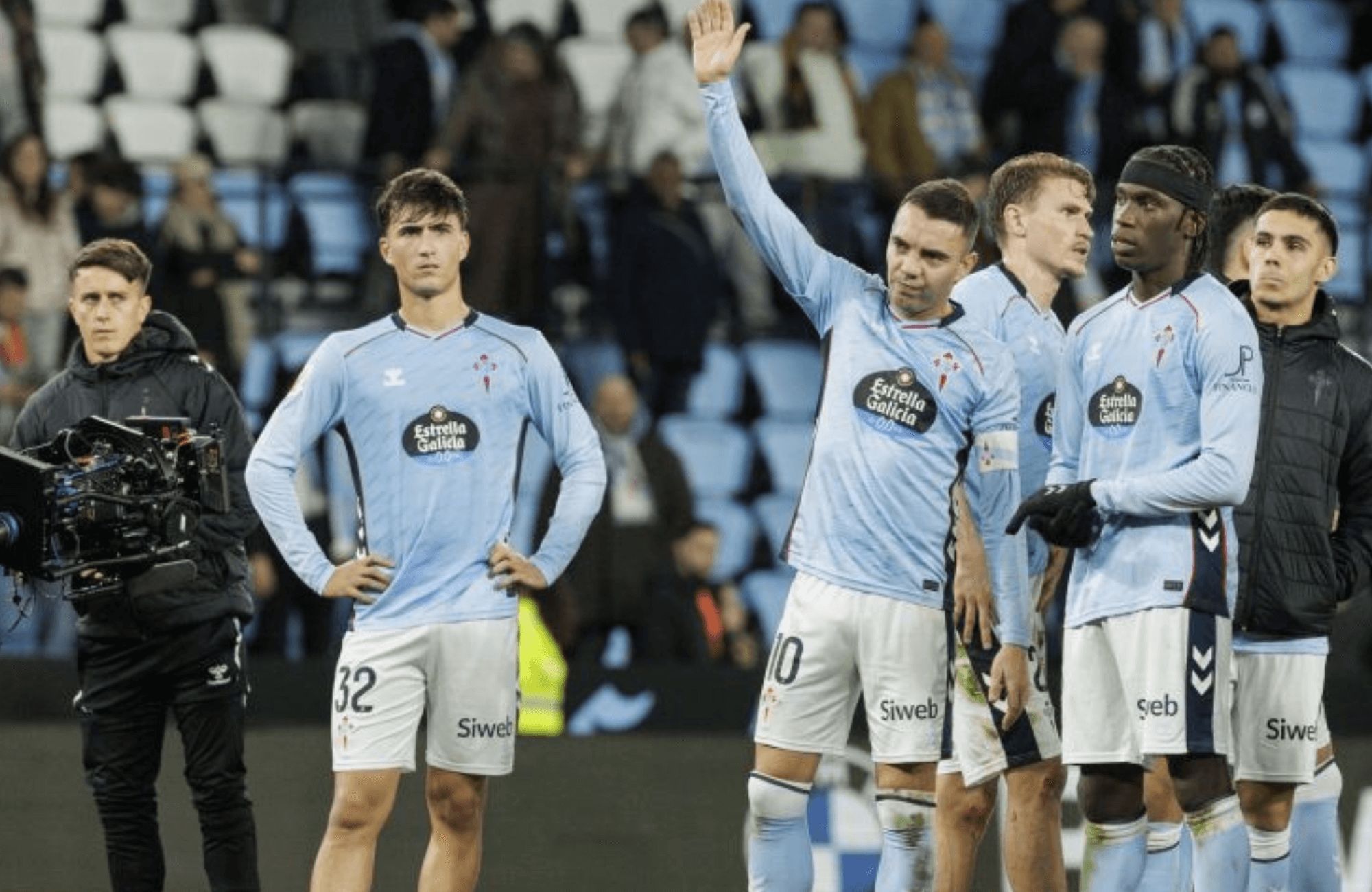  El Celta, tras perder ante el FC Barcelona.