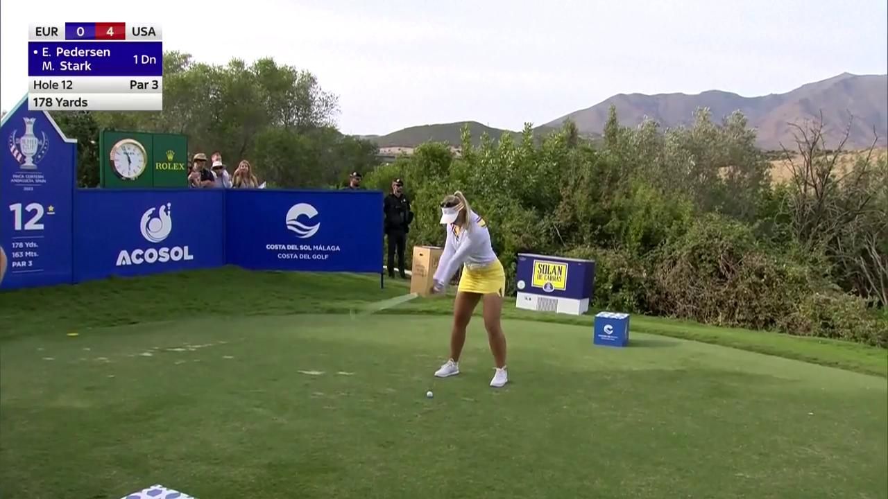  El hoyo en uno de Pedersen en la Solheim Cup