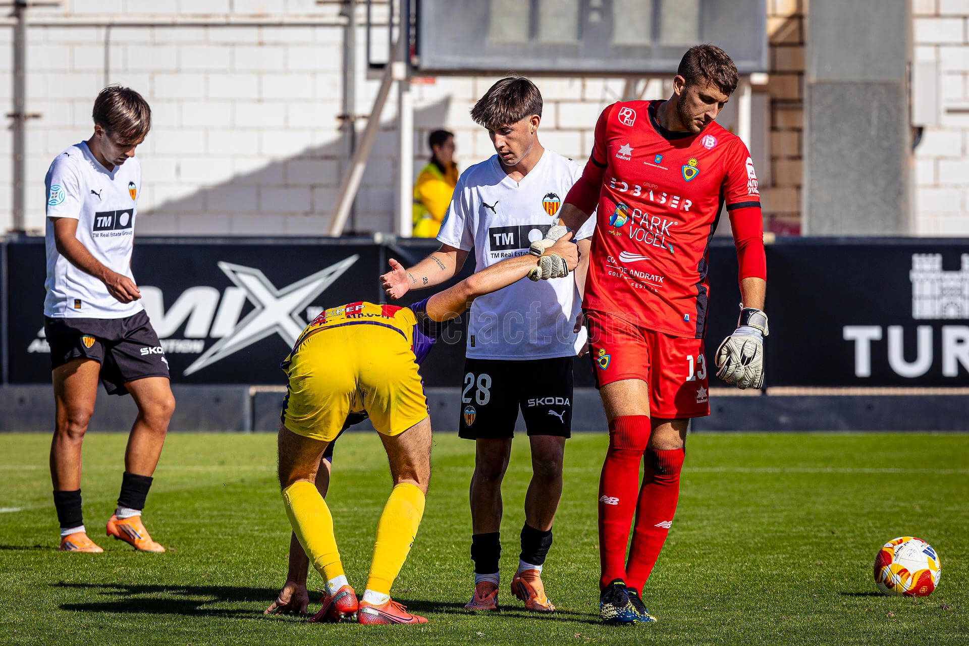 El VCF Mestalla empata contra el Andratx en casa