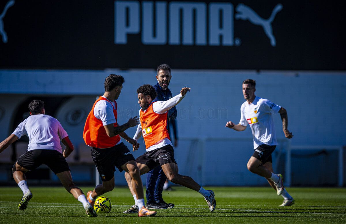  Entrenamiento del Valencia CF