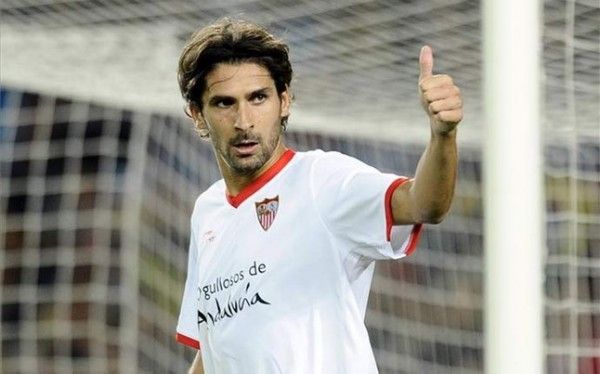  Julien Escudé, con la camiseta del Sevilla.