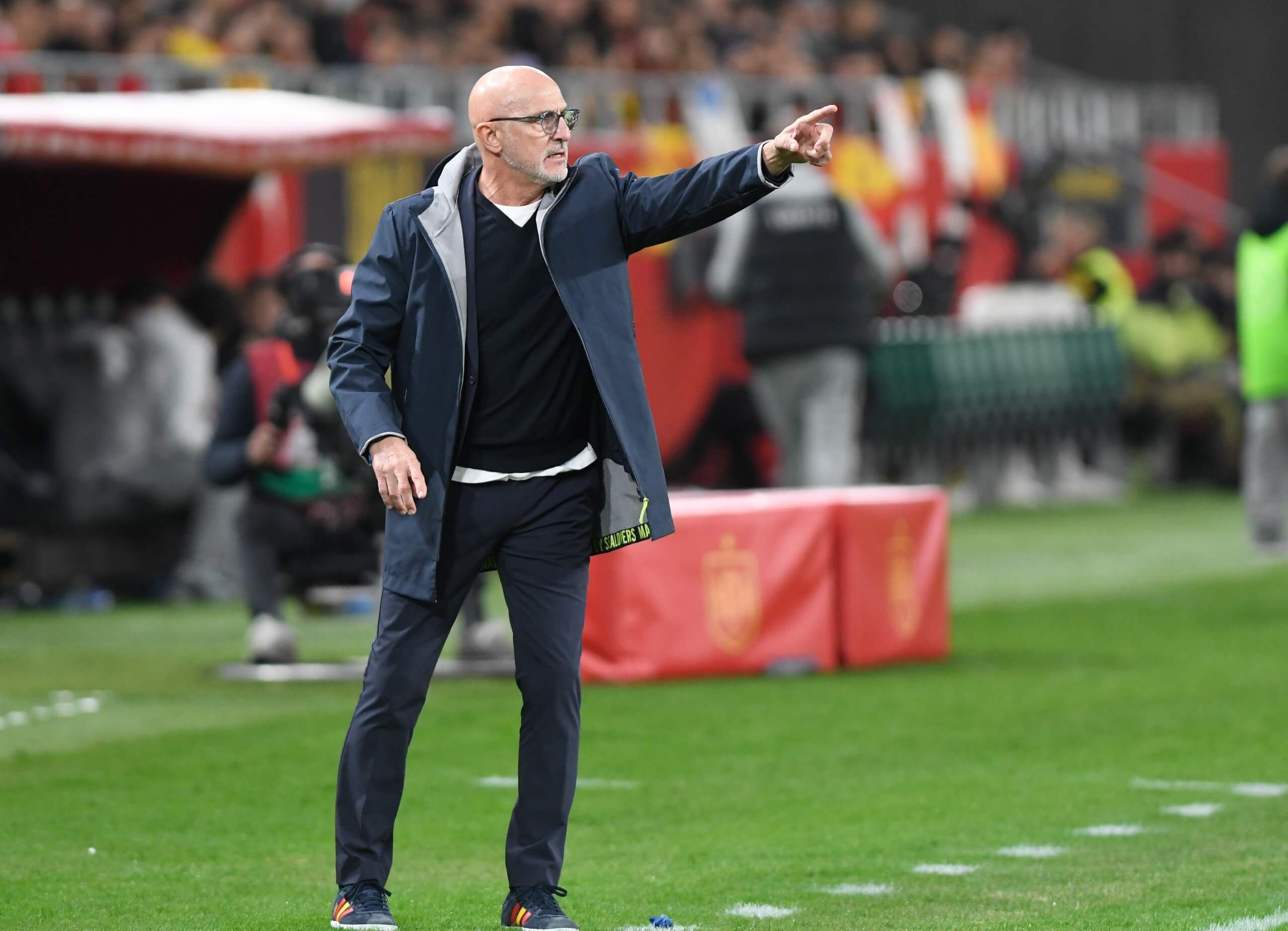  Luis de la Fuente, en el España-Turquía.