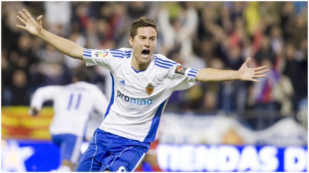 Ander Herrera, con el Real Zaragoza. (Cordon Press)