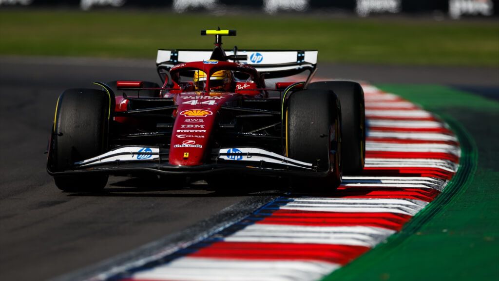  Lewis Hamilton, durante el Gran Premio de México.