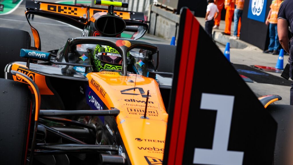  Lando Norris, en el Gran Premio de Brasil.