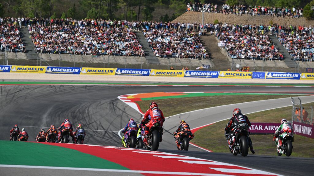  La 'sprint' de MotoGP en Portugal, con Álex Márquez ganando.